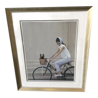 "Audrey & Mr. Famous" Audrey Hepburn Photograph For Sale