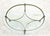 Vintage LaBarge Oval Brass Hoof Footed Glass Top Coffee Table For Sale In Miami - Image 6 of 15
