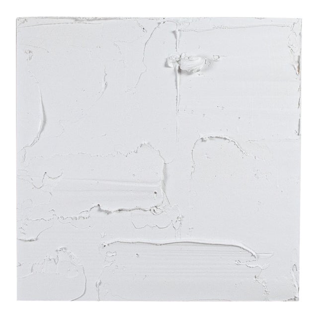 Modern Textural Monochromatic Painting by Michael Allen For Sale