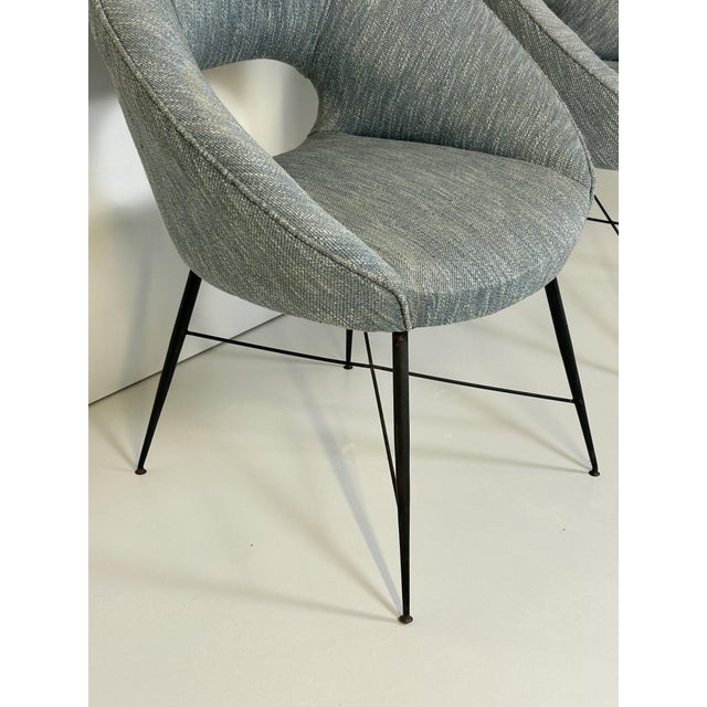 Vintage Chairs by Silvio Cavatorta, 1950s, Set of 2 For Sale - Image 10 of 11