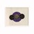 Antique Celestial With Moon Face and Medieval Purple - 30" X 24" For Sale - Image 4 of 7