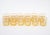 Italian Mid-Century Italian 24k Gilt Gold-Decorated Whiskey / Scotch Lowball Glass Set For Sale - Image 3 of 14