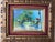1970s 1970s Vintage Asian Rickshaw Street Scene Oil Painting on Plywood – Framed For Sale - Image 5 of 8