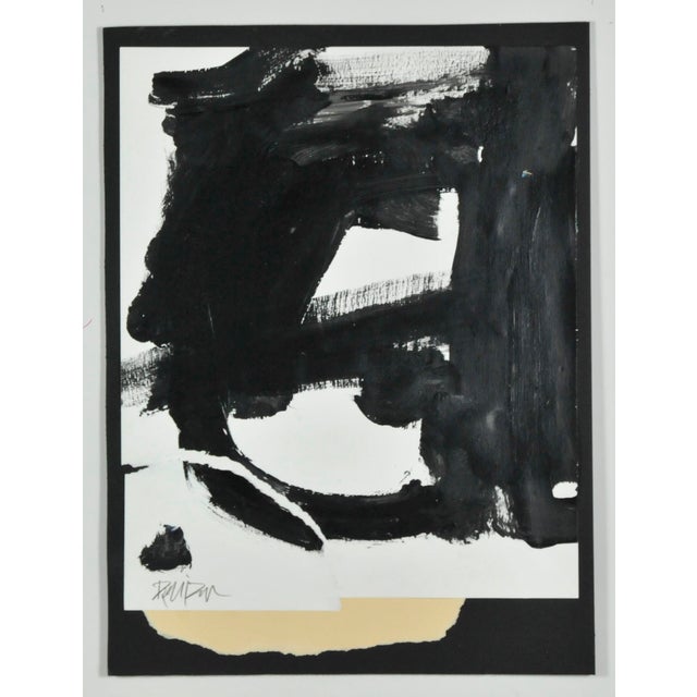 Abstract "Torn Tan" Original Abstract Mixed-Media Collage by Robbie Kemper For Sale - Image 3 of 3