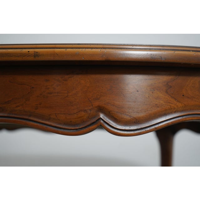Brown Baker French Walnut Dining Room Table For Sale - Image 8 of 18