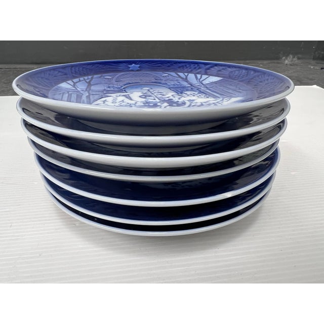 Design Plus Gallery presents a set of Seven Royal Copenhagen Plates. From various years, which are highly sought-after...