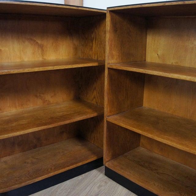 1930s Vintage Art Deco Bookcases, 1930s, Set of 2 For Sale - Image 5 of 7