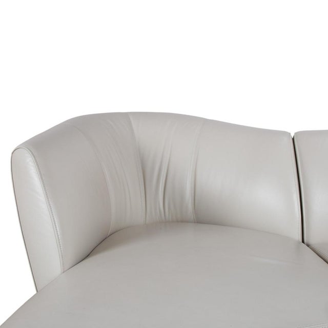 Pupilla Corner Sofa in Cream Leather from Leolux For Sale - Image 6 of 13