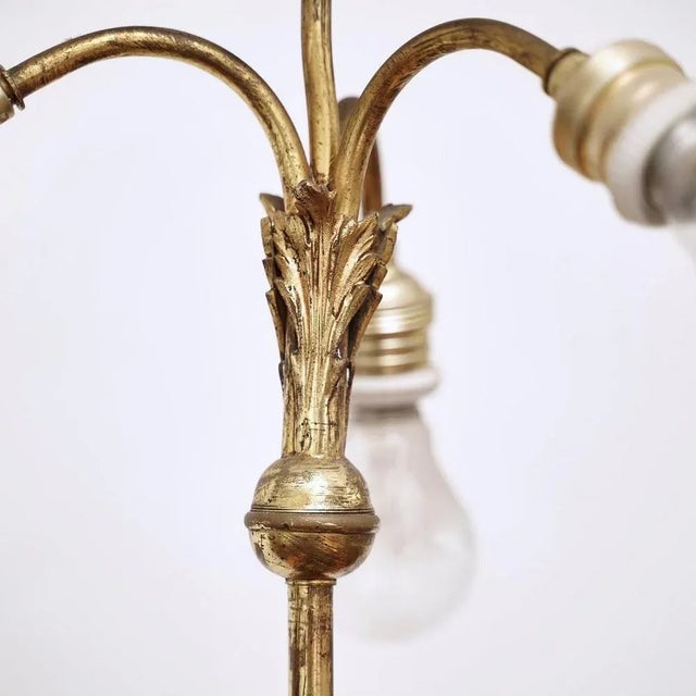 White Vintage Floor Lamp For Sale - Image 8 of 9