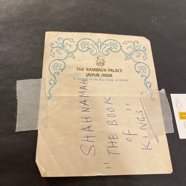 Antique Hand-Painted Shahnamah the Book of Kings Indian For Sale - Image 4 of 4