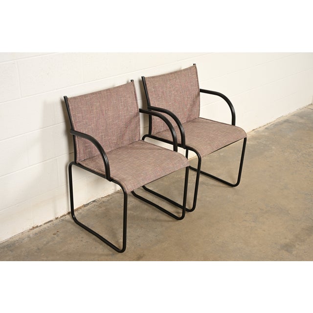 Mid-Century Modern Richard Schultz for Knoll Modern Model 1407 Armchairs, Pair For Sale - Image 3 of 14