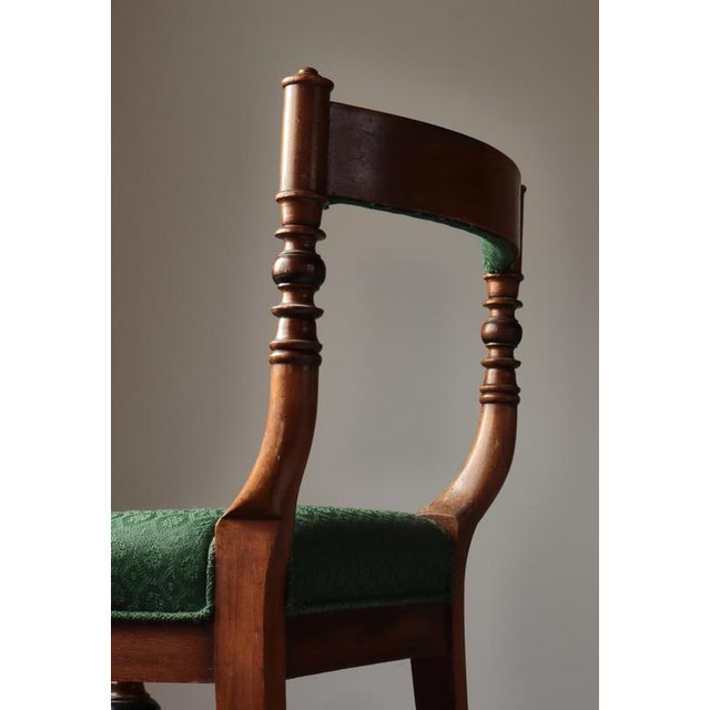 19th Century Danish Side Chair in the style of M. G. Bindesbøll, 1890s For Sale - Image 12 of 15