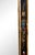 A Georgian Style black chinoiserie wall mirror finely crafted by Friedman Brothers. Carved and finished by hand, Colorful...