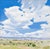 Unhurried by Michael Magrin | Oil On Linen Landscape with clouds and distant mountains. For Sale