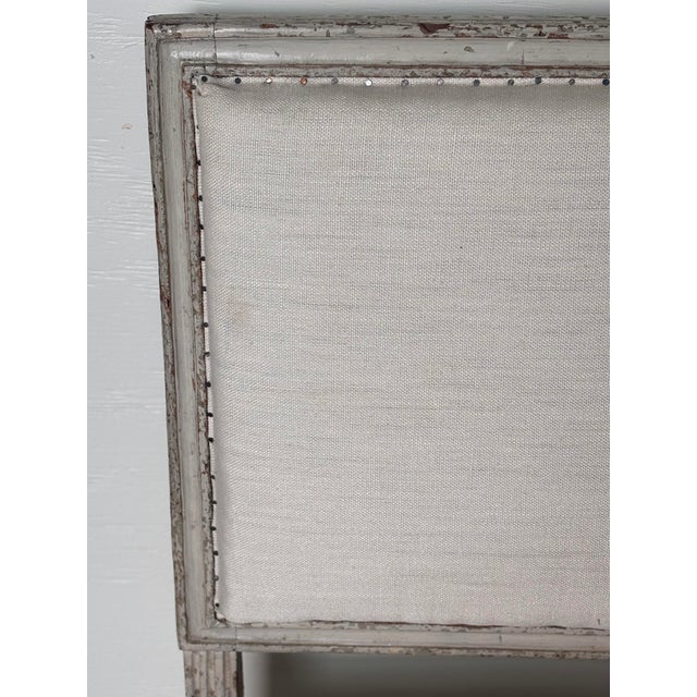 18th Century Pair of 18th Century Louis XVI Painted Chairs For Sale - Image 5 of 11