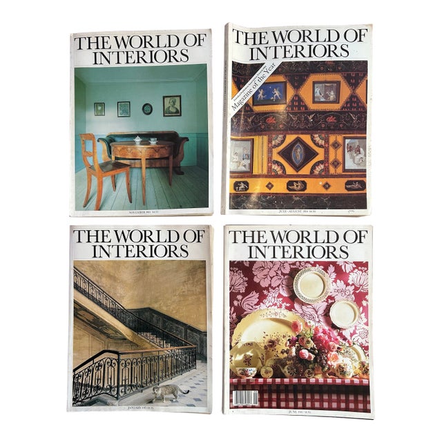 Vintage World of Interiors/4 For Sale