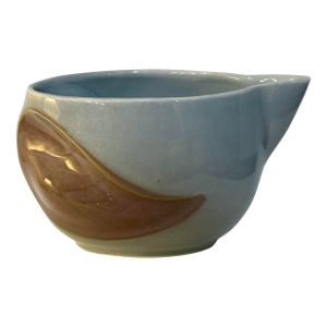 Mid 20th Century Laurentian Pottery “Tundra” Quebec Canadian Syrup Jug 3” T