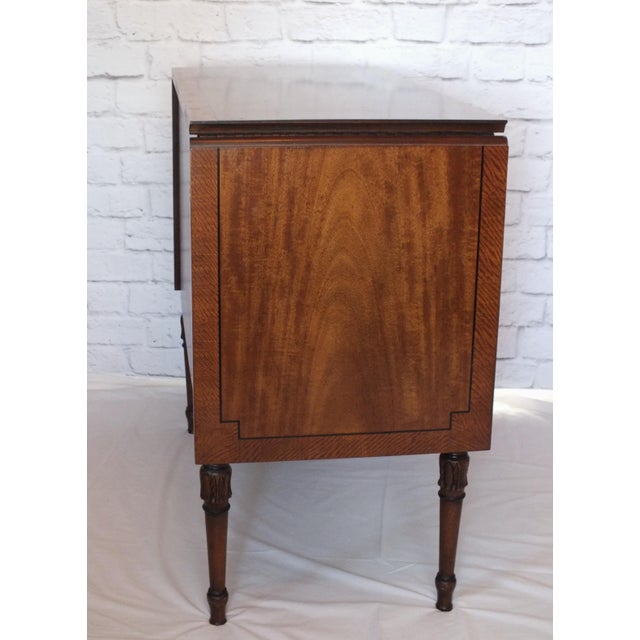 Vintage Regency Drop Leaf Table Sideboard Buffet Chairish