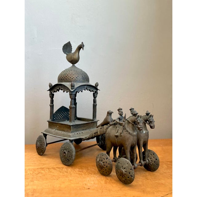 Vintage Regency Brass Caravan Temple Toys - a Pair For Sale - Image 12 of 12
