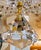 1990s Grand Schonbek 48" Diameter Petit Crystal Three Tier Flush Mount Chandelier For Sale - Image 14 of 15