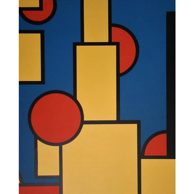 Constructive Composition Screen Print by Dirk Koning, 1970 For Sale - Image 4 of 12