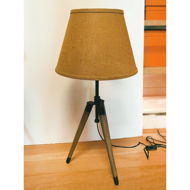 Early 21st Century Ralph Lauren Tripod Table Lamps - A Pair For Sale - Image 5 of 10
