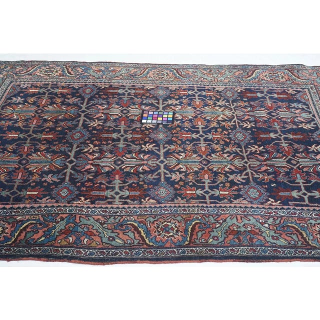 Antique Bidjar Rug 4'4'' x 6'4'' For Sale - Image 11 of 11