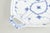 Antique Mid-19th Century Leaf-Shaped Blue Fluted Plain Dish from Royal Copenhagen For Sale - Image 3 of 5