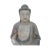 2000 - 2009 Large Chinese Rustic Wood Sitting Meditation Shakyamuni Buddha Statue For Sale - Image 5 of 7