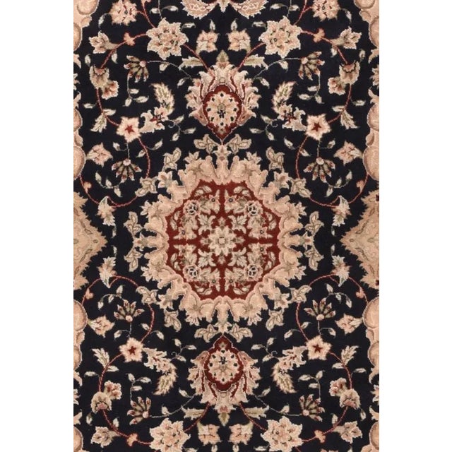 Persian Tabriz Design Rug 4'0" X 6'3'' For Sale - Image 3 of 4