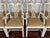 Hickory Chair Furniture Company Set of 8 Hickory Chair Chippendale Dining Chairs From Mount Vernon Collection Custom Painted in Cream White For Sale - Image 4 of 12