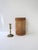 Late 20th Century Wicker Cane Hurricane Candle Lamp For Sale - Image 5 of 9