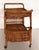 Wood Large Italian Bamboo Bar Cart, 1960s For Sale - Image 7 of 14