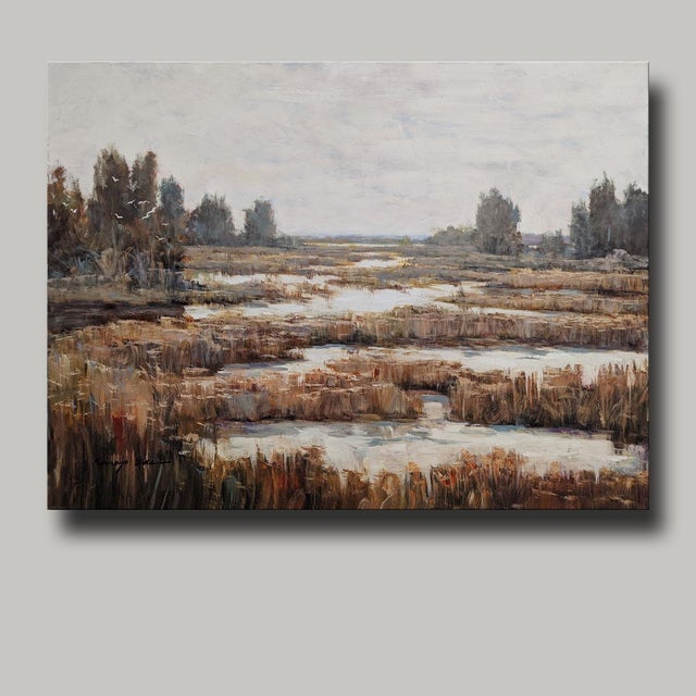 Large Swamp Hilton Head Landscape on Gallery wrap Canvas. Painting extends to the sides. Ready to hang right out of the...