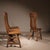 Wood Brutalist Dining Chairs attributed to De Puydt, Belgium, 1970s, Set of 4 For Sale - Image 7 of 11