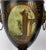 Pair of Vintage Neoclassical Painted Toleware Lidded Urns With Lion Mask Handles For Sale - Image 9 of 12