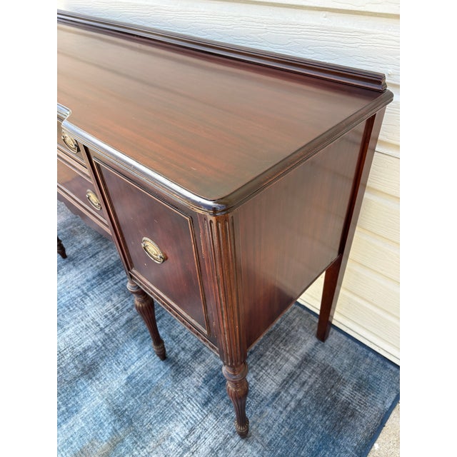 Antique Hepplewhite or Federal Style Mahogany Sideboard Buffet For Sale - Image 12 of 12