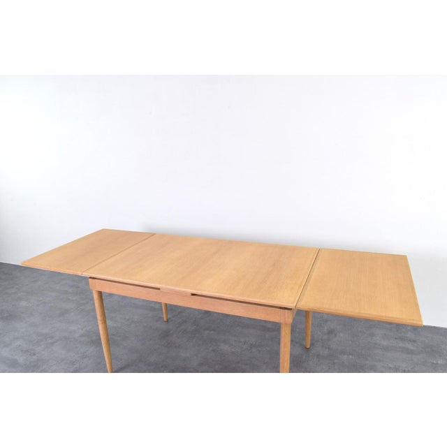 Mid-Century Danish Oak Extendable Dining Table, 1960s For Sale - Image 14 of 16