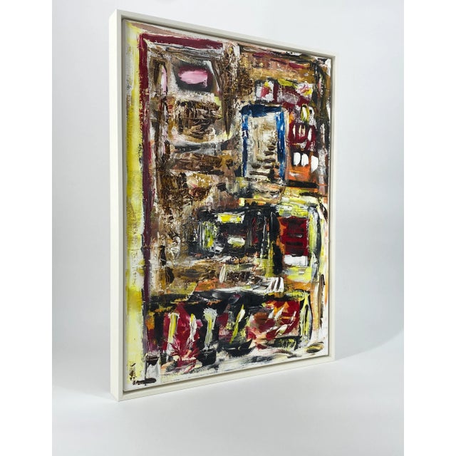 1990s Helmut Riegel, Abstract Composition, 1990s, Acrylic on Canvas For Sale - Image 5 of 14