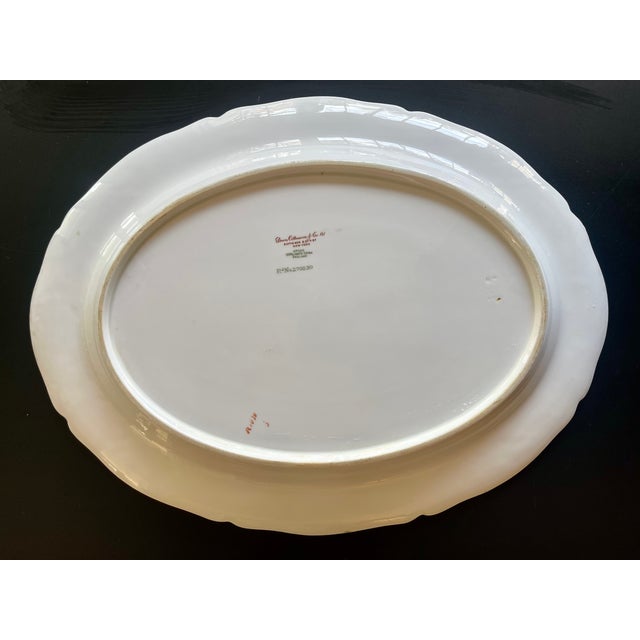 19th C. Copeland Spode Gilt Scalloped Serving Platter For Sale - Image 11 of 12
