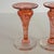 Hollywood Regency Murano Style Blown Glass Candlestick Holders, a Pair For Sale - Image 3 of 10