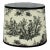 13" Black Oval Lamp Shade For Sale