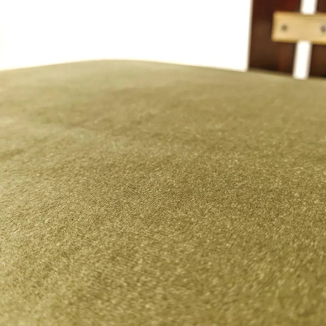 Pamplona Chairs in Wood and Green Velvet attributed to A. Savini for Pozzi, 1970s, Set of 6 For Sale - Image 18 of 18