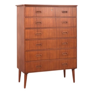 Mid-Century Danish Teak Chest of Drawers, 1960s For Sale
