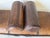 Vintage Rustic Wrought Iron & Leather Scroll Bench For Sale - Image 9 of 12