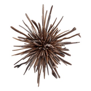 Tideborn Lotus ~Driftwood Sculpture For Sale