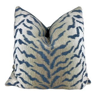 Kravet Design Tiger Chenille 22" Pillows- a Pair For Sale
