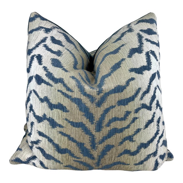 Kravet Design Tiger Chenille 22" Pillows- a Pair For Sale