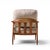 Milo Baughman for Thayer Coggin Mid Century Walnut Lounge Chairs - Pair For Sale - Image 9 of 12