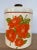 Farmhouse Mid 20th Century Ransburg Floral Tin Canister For Sale - Image 3 of 7